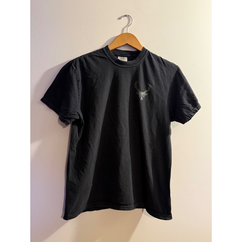 Comfort Colors Manifest Mass Stay Woke AF Graphic T-Shirt Mens Medium Black